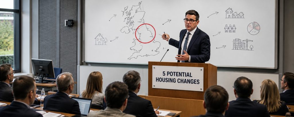 Man giving lecture