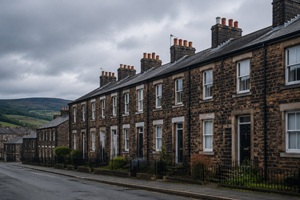 Terraced houses bought on the open market
